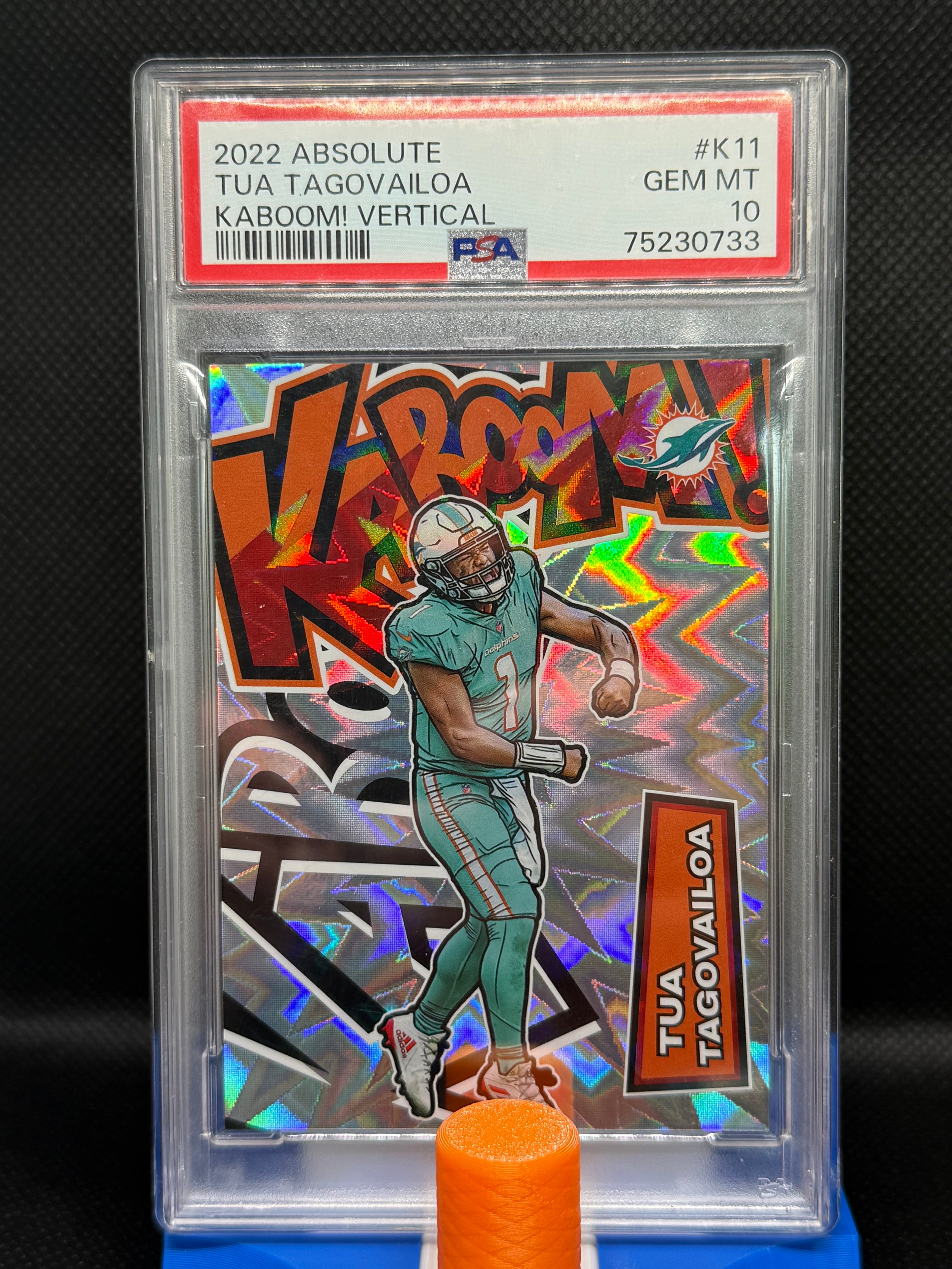 2022 Tua Tagovailoa Kaboom Vertical PSA 10