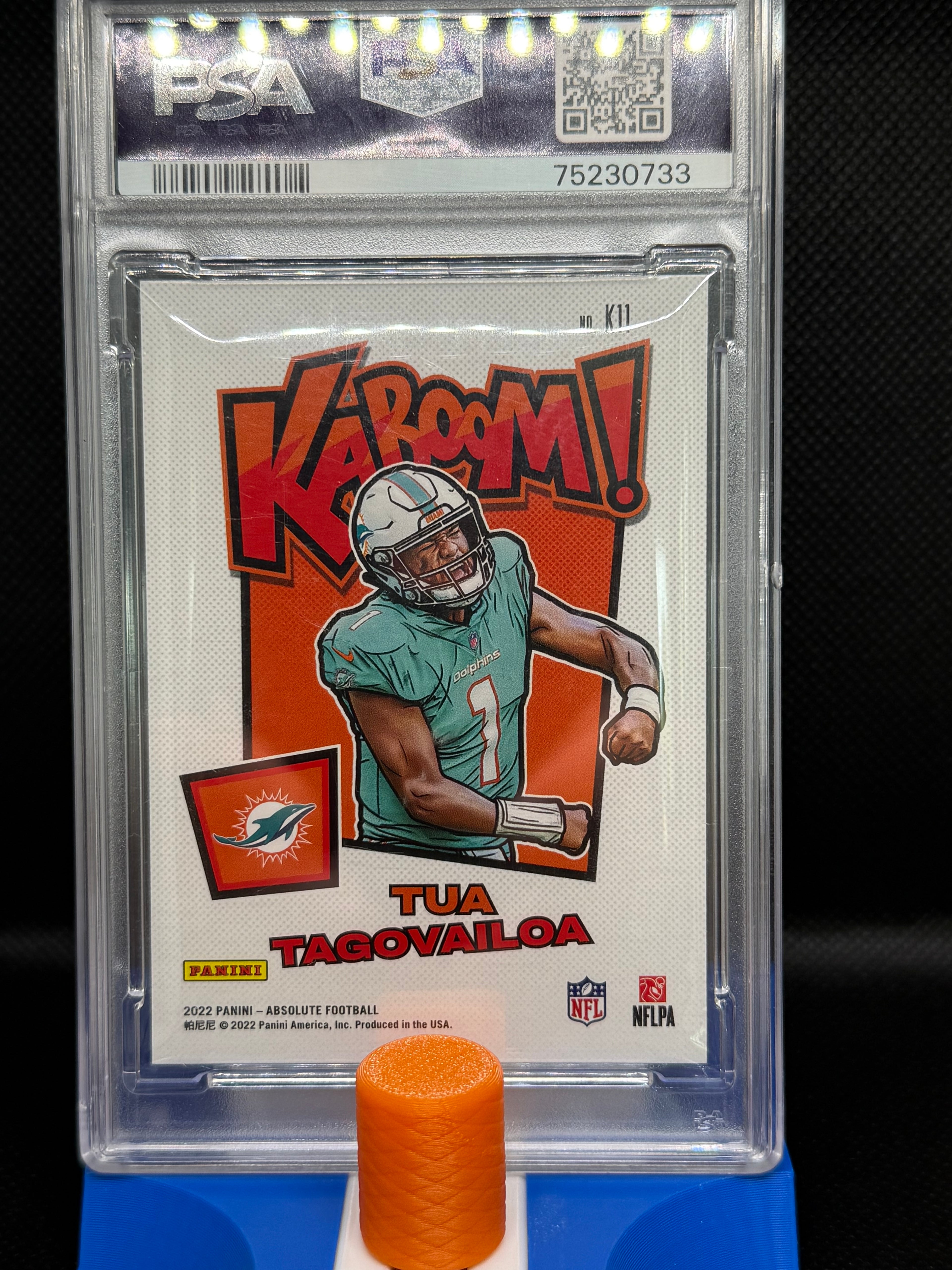 2022 Tua Tagovailoa Kaboom Vertical PSA 10