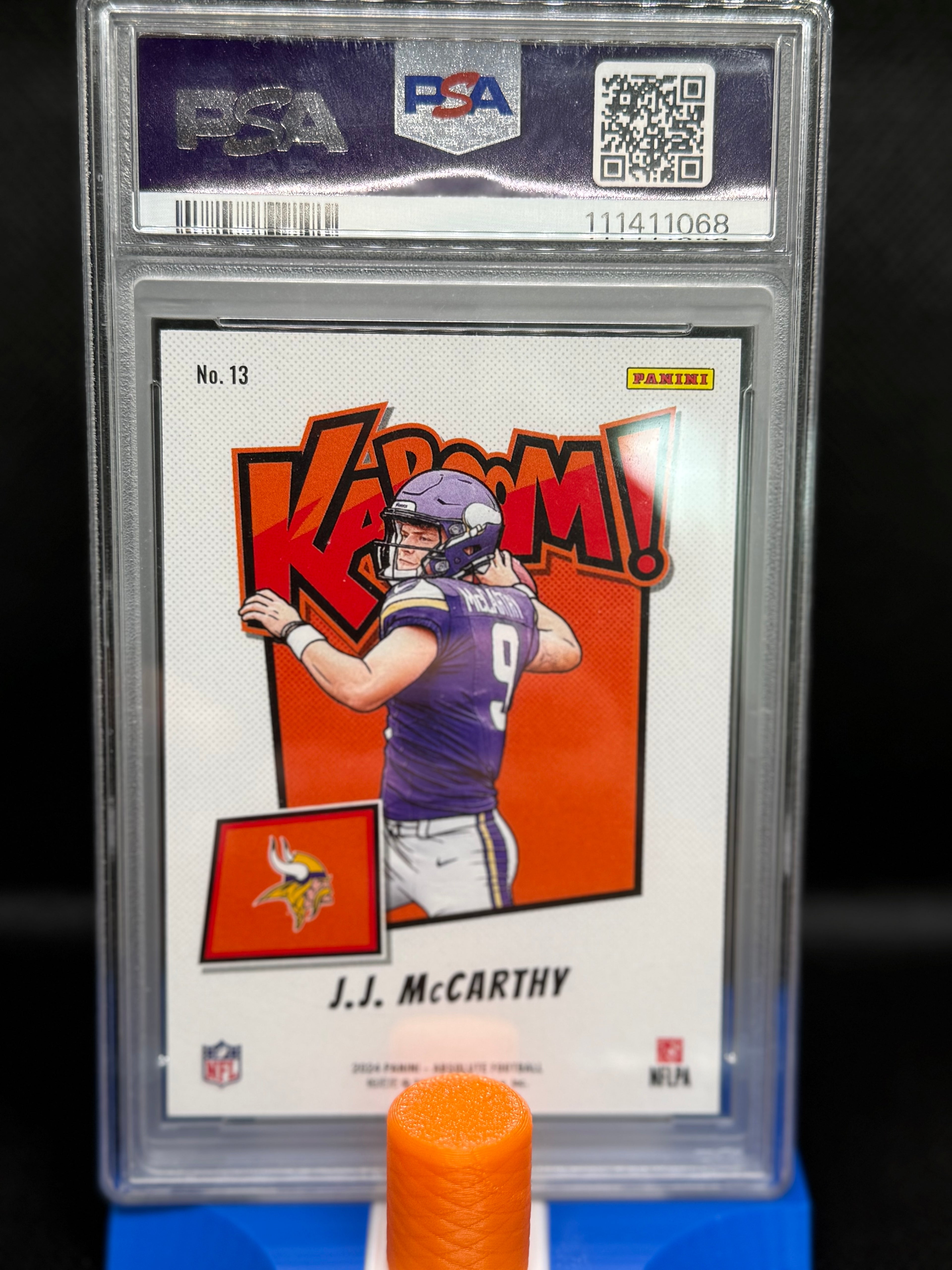 2024 Absolute Kaboom JJ McCarthy Rookie PSA 9